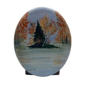 Vintage Hand Painted Ceramic Match Holder Lipp 1987 Alberta's Mold